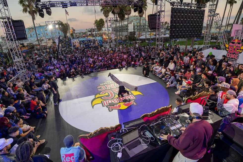 b-girl A+ competes at Red Bull BC One National FInal in Los Angeles, CA, USA on September 28, 2024.