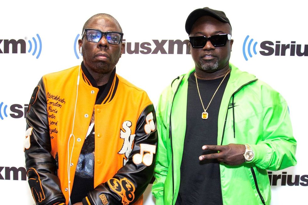 Havoc and Buckwild visit SiriusXM Studios on April 11, 2023 in New York City.