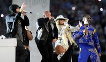 Rap Takes Over Super Bowl Halftime, Balancing Celebration and