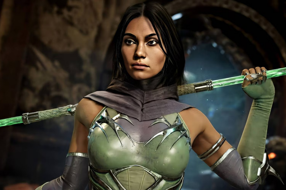 Jade from Mortal Kombat.