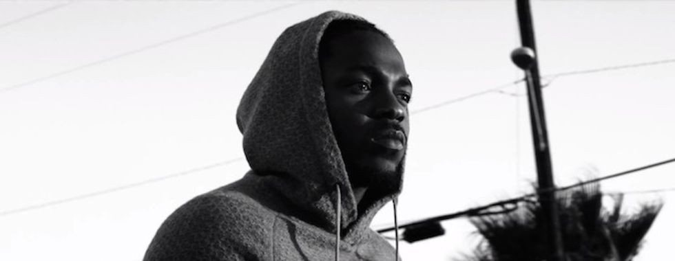 Facet Nadeel Amerikaans voetbal Kendrick Lamar Spits Unheard "i" Verse A Cappella In Compton, Announces  Reebok Partnership - Okayplayer