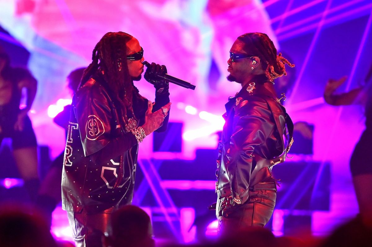 Offset and Quavo Reunite For Takeoff Tribute at 2023 BET Awards ...