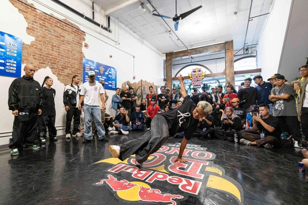 Participant competes at Footworkerz Battle as part of Red Bull BC One Cypher & Camp in Los Angeles, CA, USA on September 28, 2024.