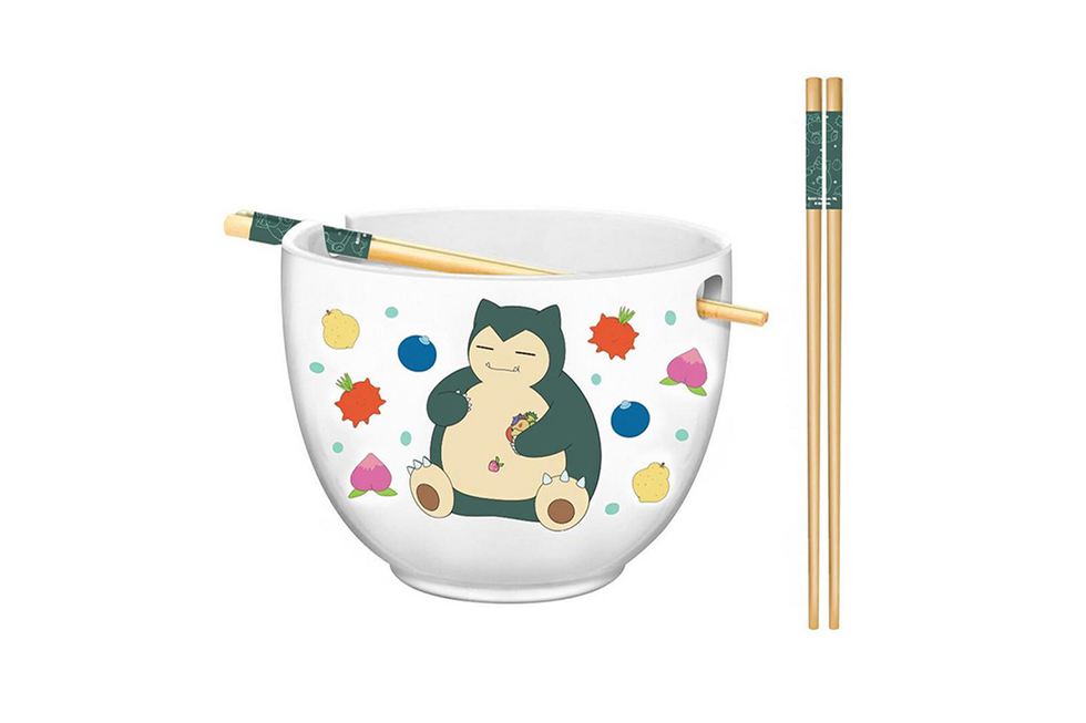 Pokemon Snorlax Ceramic Ramen Bowl.