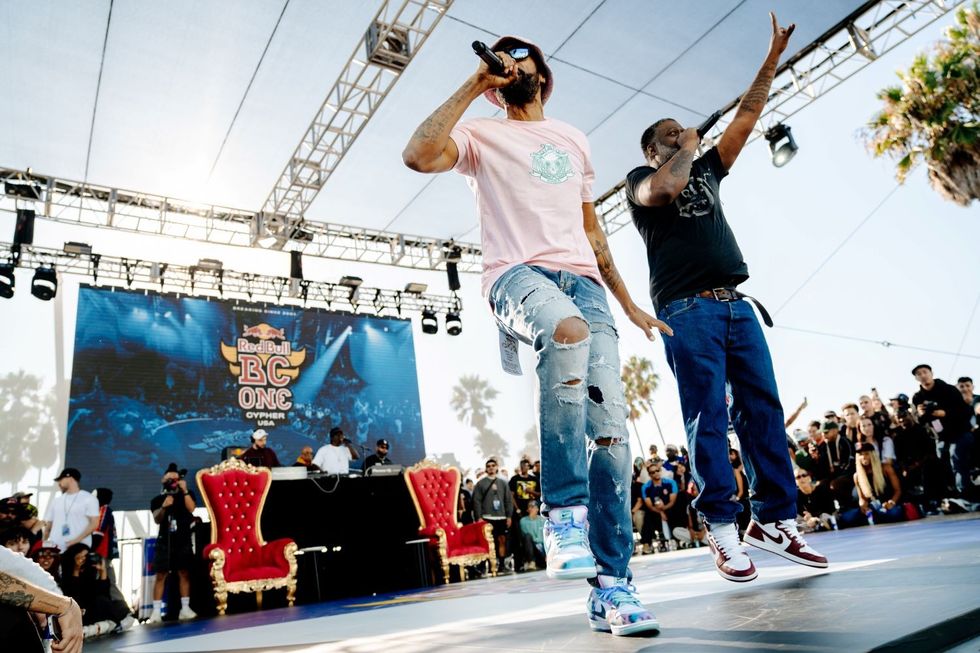 Redman performs at Red Bull BC One National Final on September 28th, 2024 in Venice Beach California