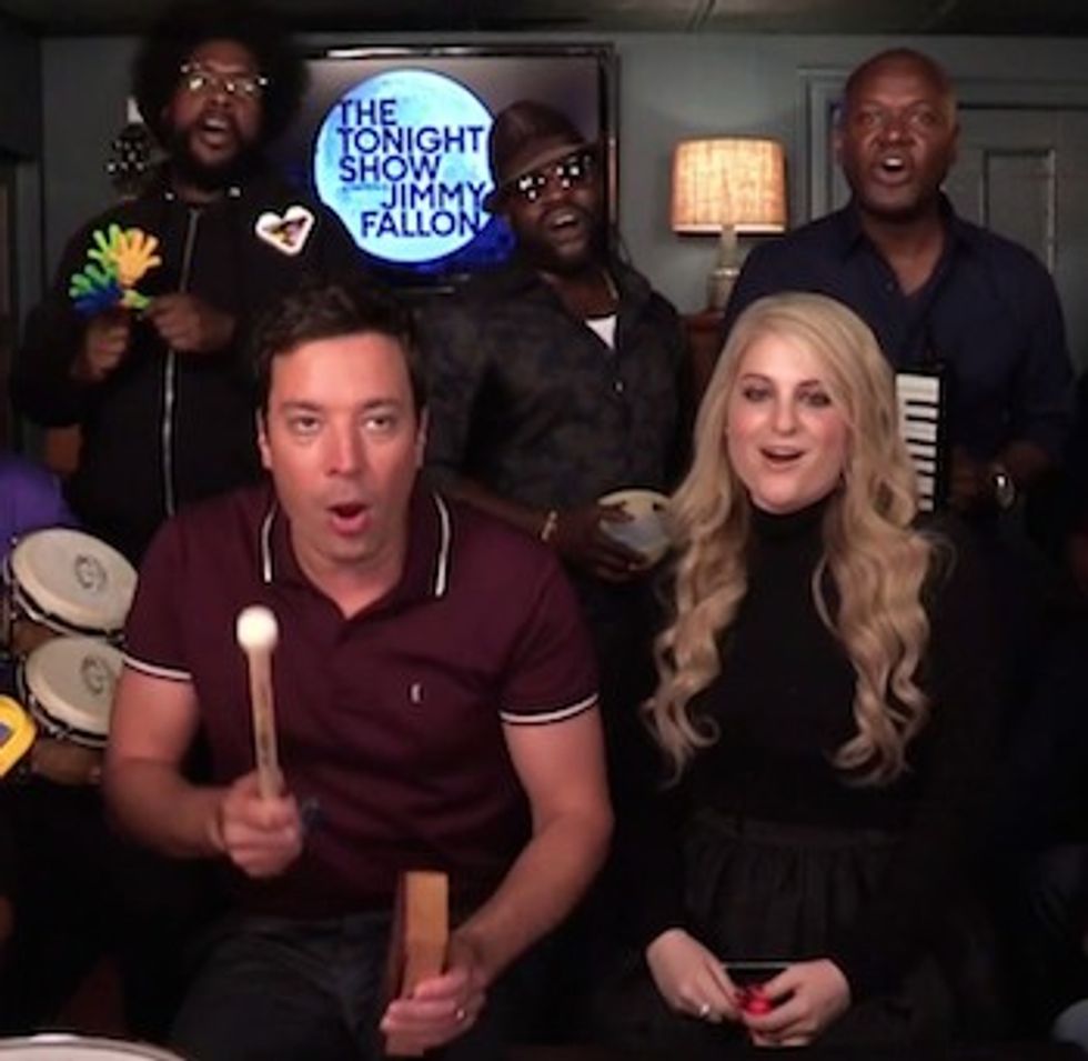 Meghan Trainor Chats, Performs On The Tonight Show Starring Jimmy Fallon  (Early Look)