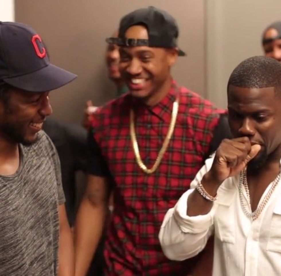 Watch Kevin Hart Drop Hilarious Bars For Kendrick Lamar - Okayplayer