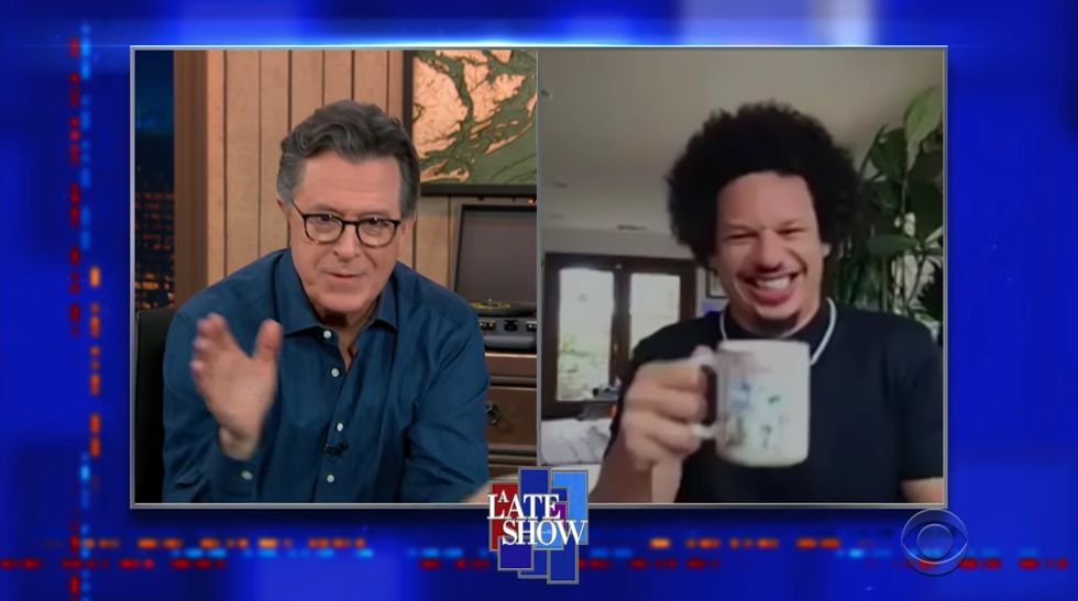 Eric Andre And Stephen Colbert Toss The Script On The Late Show