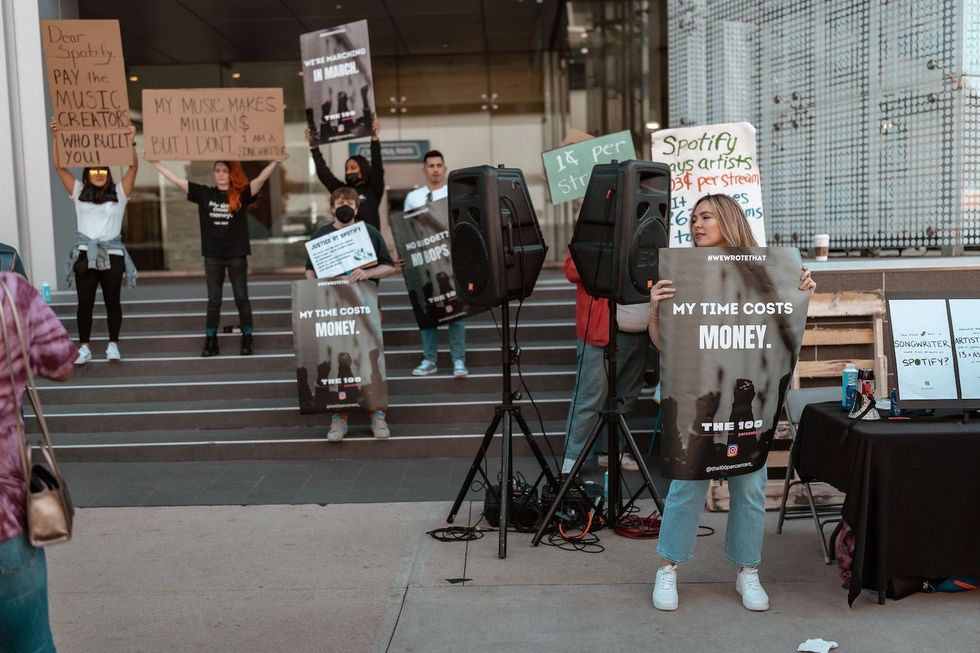 “No Budget? No Bops.” Songwriters Hit The Streets In LA To Protest ...